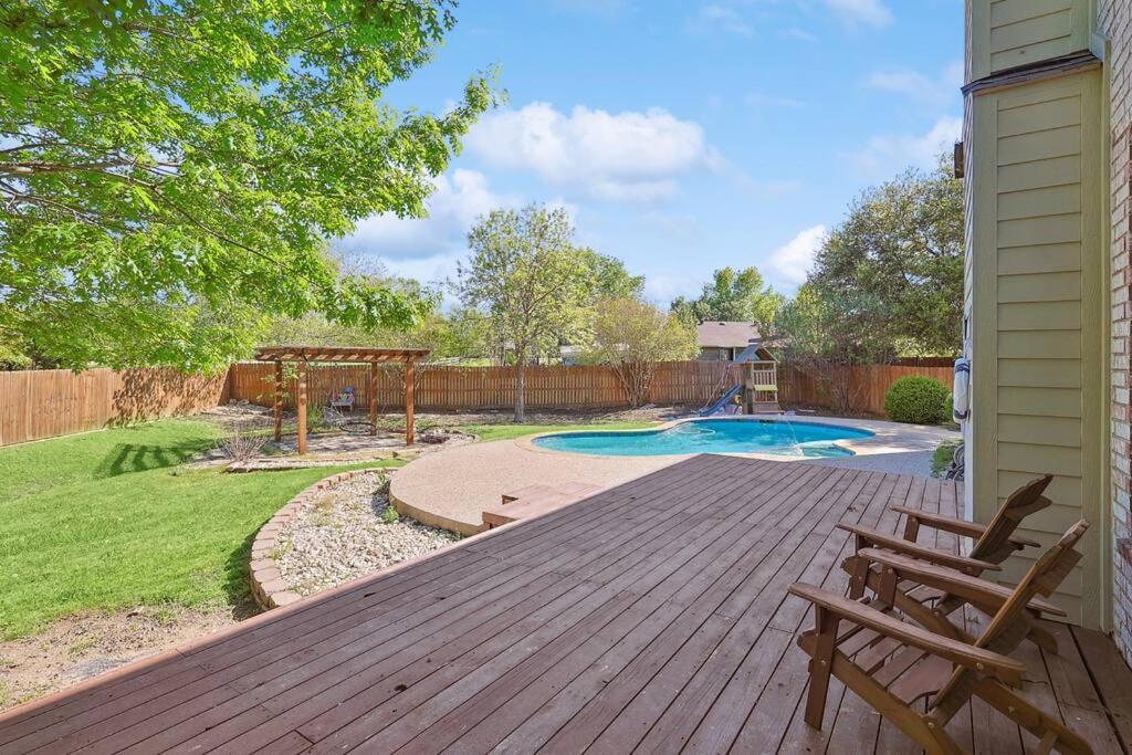 Wellness Oasis 5Br W Pool + Huge Yard + Fire Pit Sachse Exterior foto