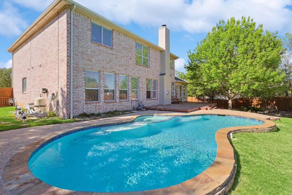 Wellness Oasis 5Br W Pool + Huge Yard + Fire Pit Sachse Exterior foto